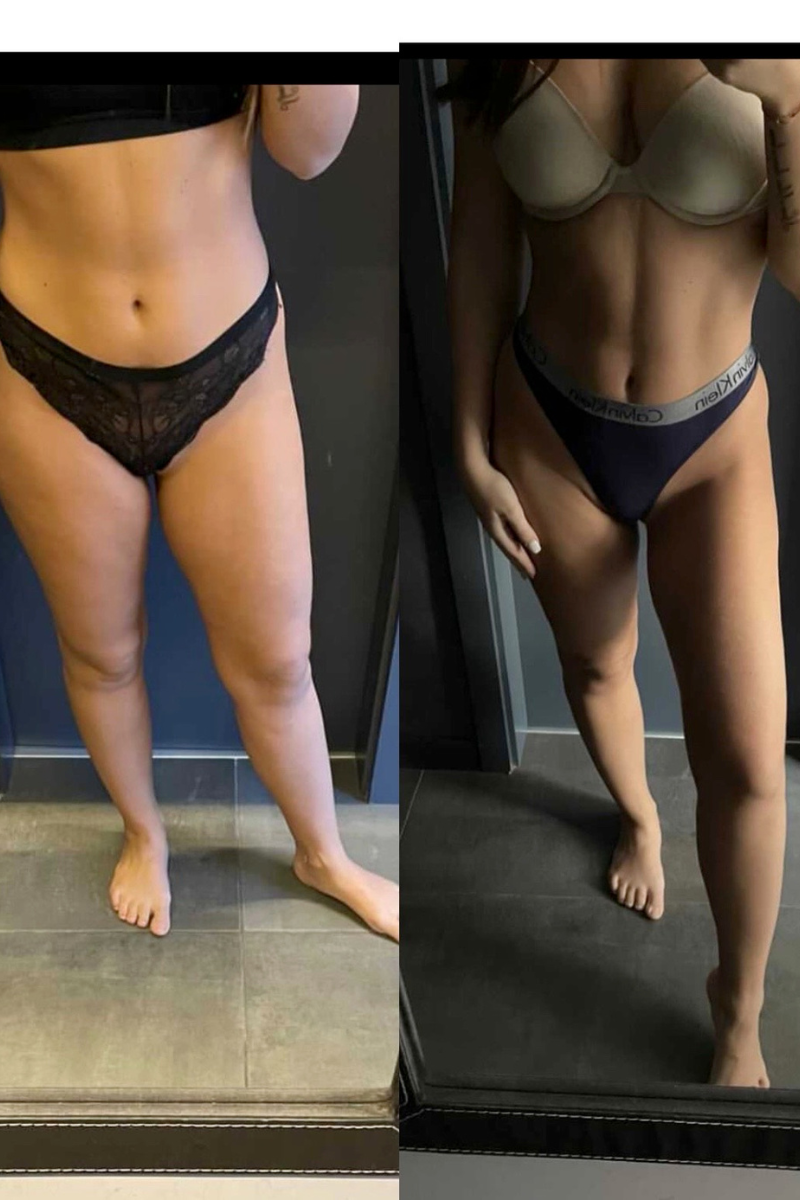 Sikeres fogyás és izomépítés - nők számára optimalizált edzésprogram eredménye