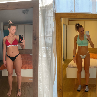 sikeres fogyás fotó 6 hetes női edzéstervvel és mintaétrenddel