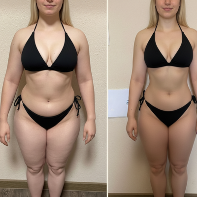 sikeres női életmódváltás fotó személyre szabott étrenddel